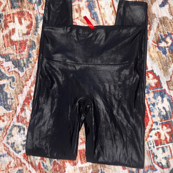 Spanx SPANXshape Stretch Leggings Women’s Compression Leggings Black Size M - Picture 5 of 6